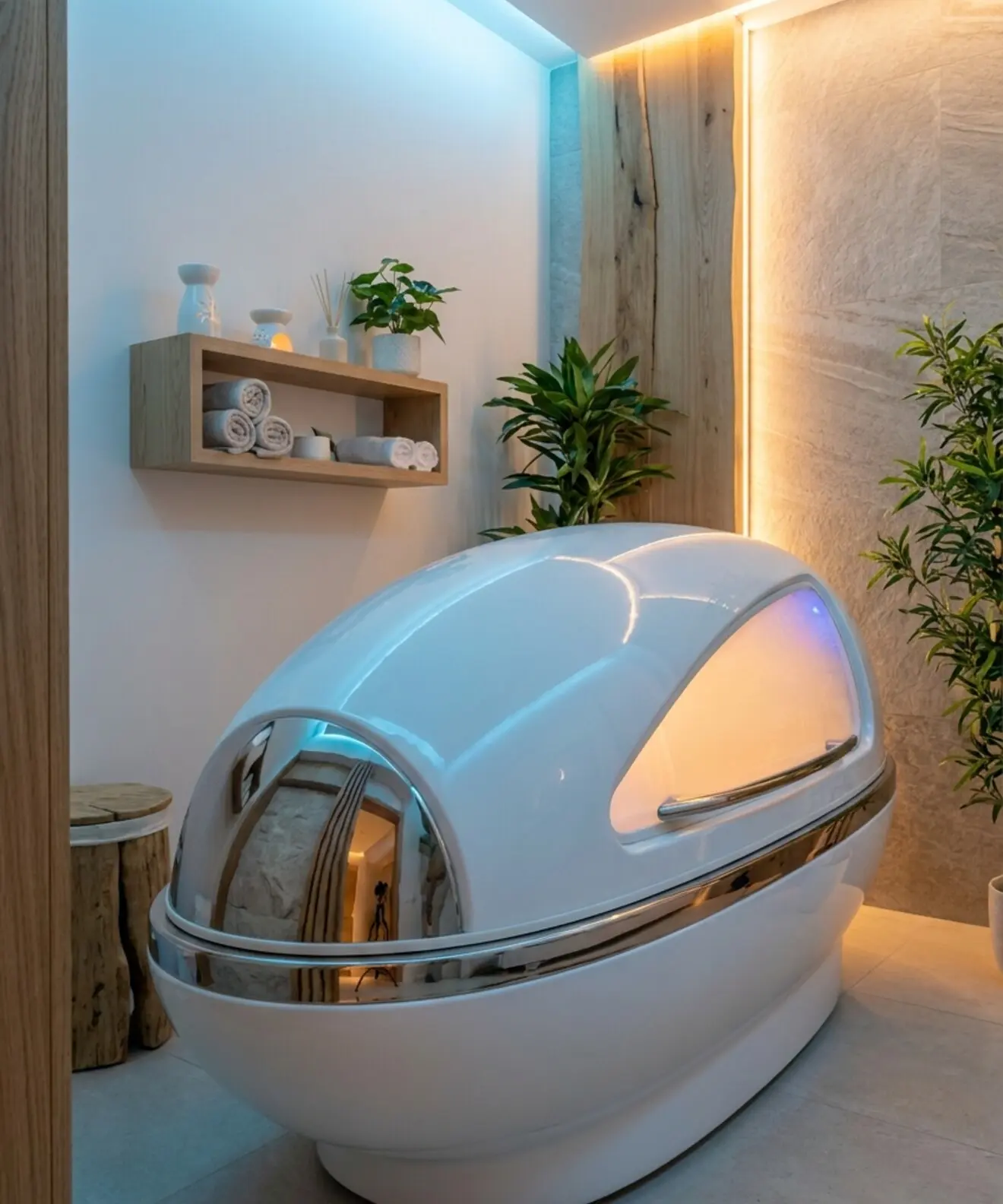 Спа-капсула, установленная в процедурном кабинете SPA-салона